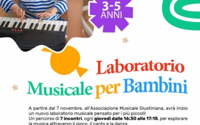 Laboratorio Musicale per Bambini 3-5 Anni